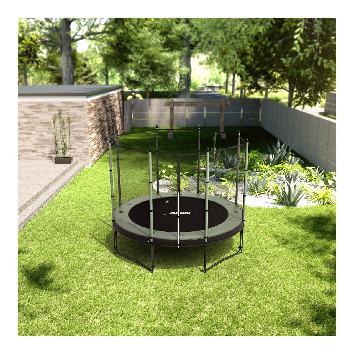 ACON ACON Air 10ft Round Trampoline with Standard Net and Ladder